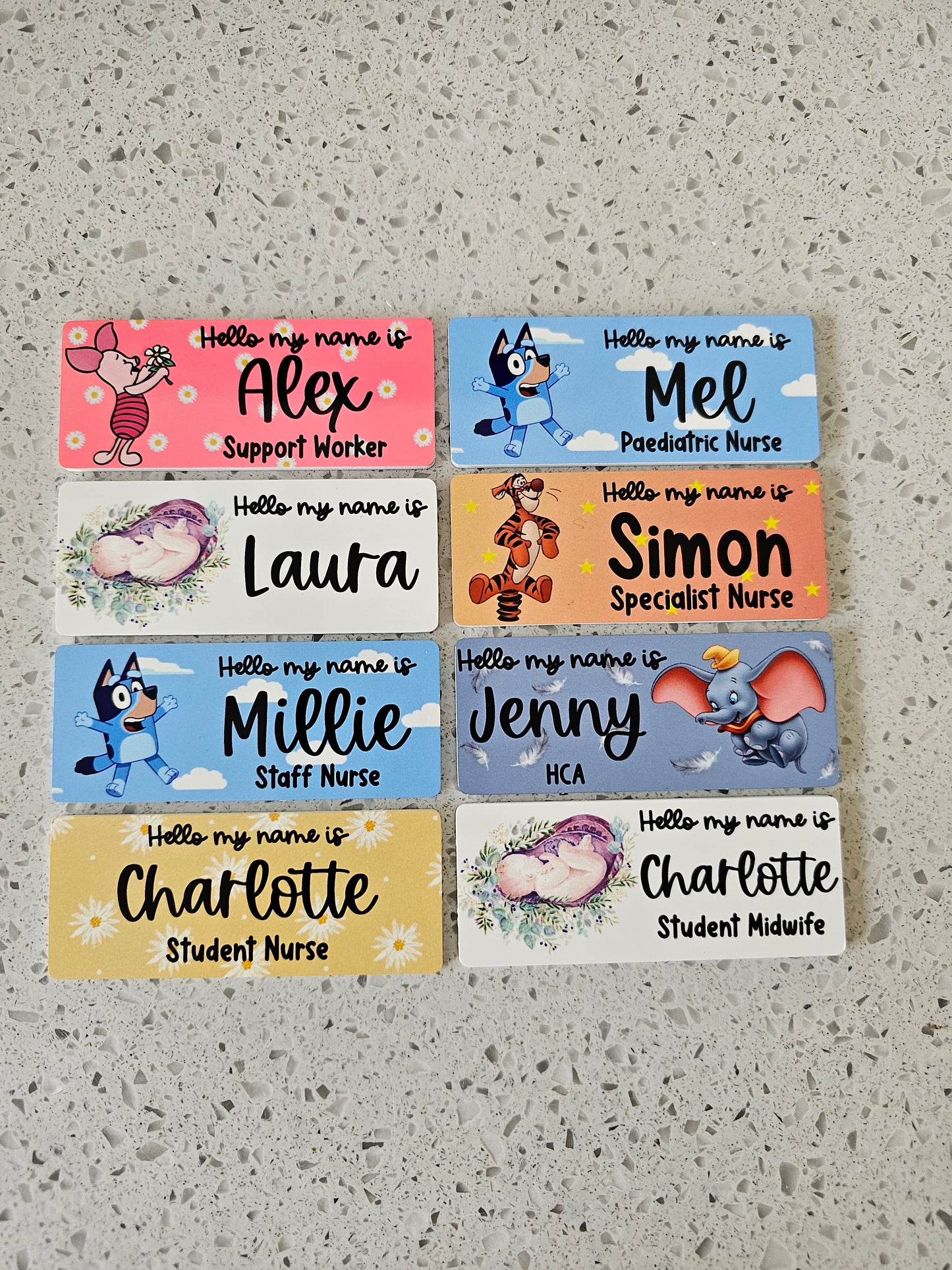 Secret Santa Name Badges - Nurse Name Badge - Midwife Name Badge - Student Nurse Gift - Student Midwife Gift - Healthcare Name Badge