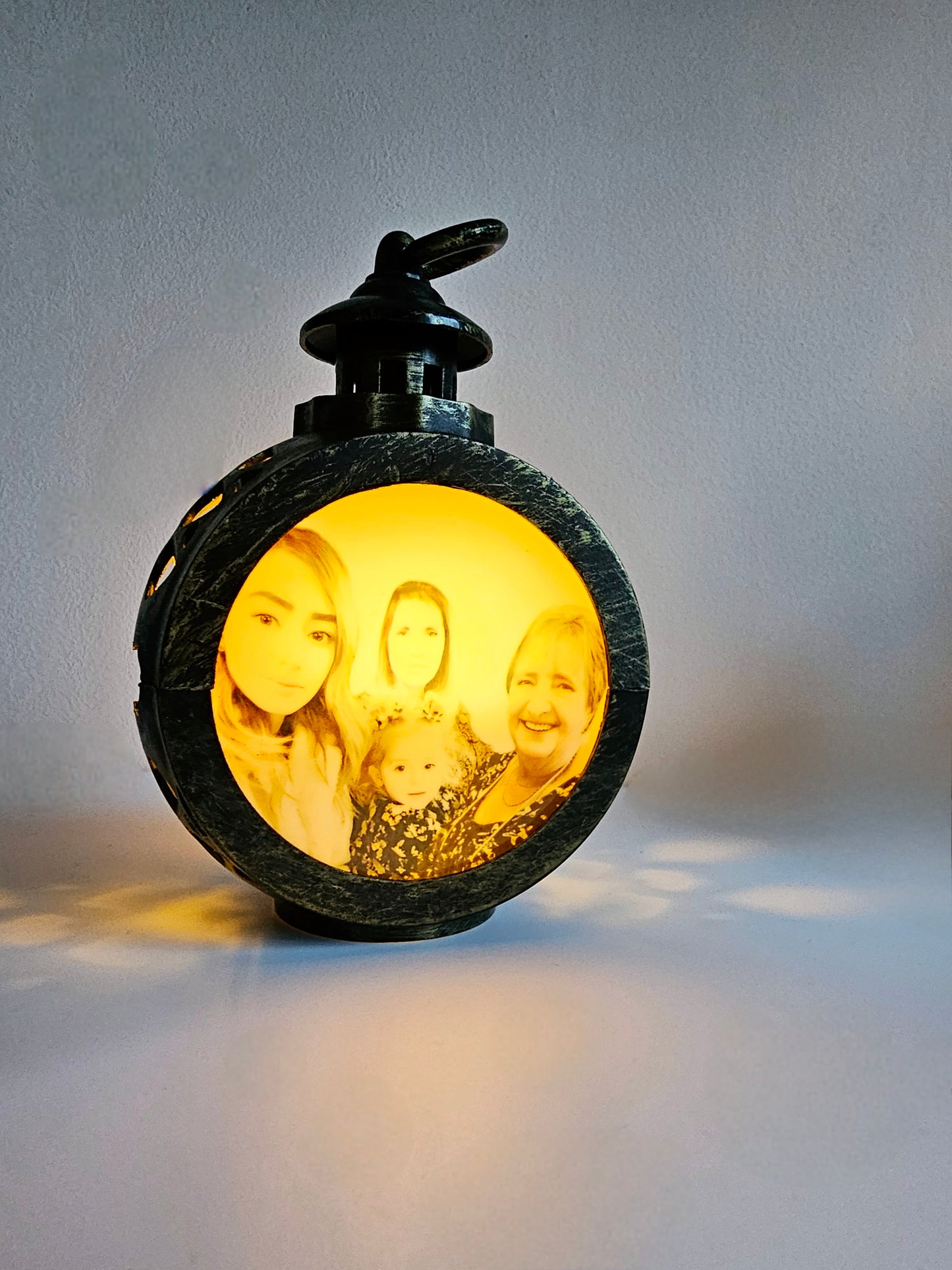 Photo Lantern - Small Plastic Light Up Photo Lantern