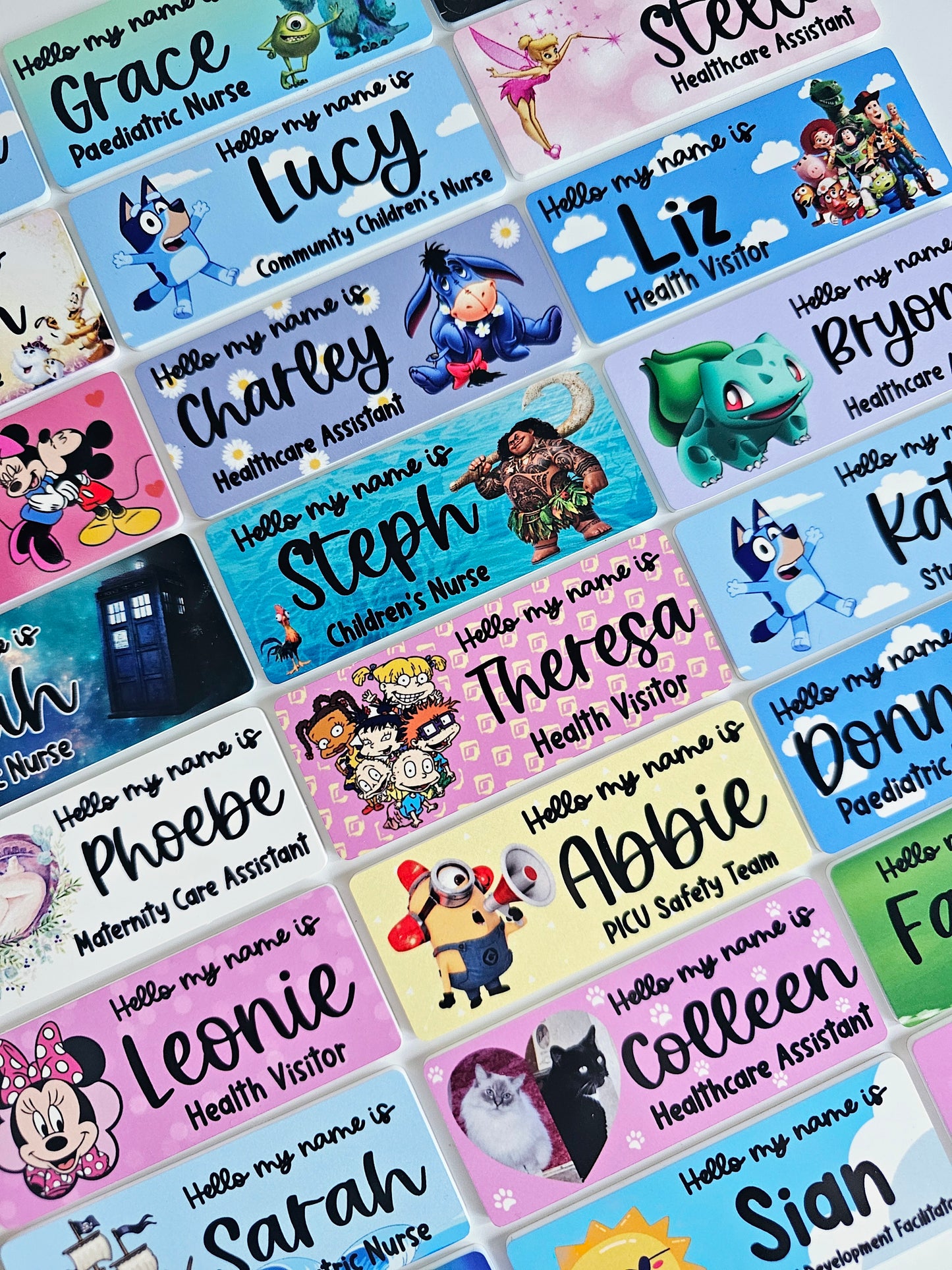 NEW DESIGN REQUEST Name Badges, Nurse, Midwife , Student Nurse, Student Midwife, NHS Healthcare Name Badge