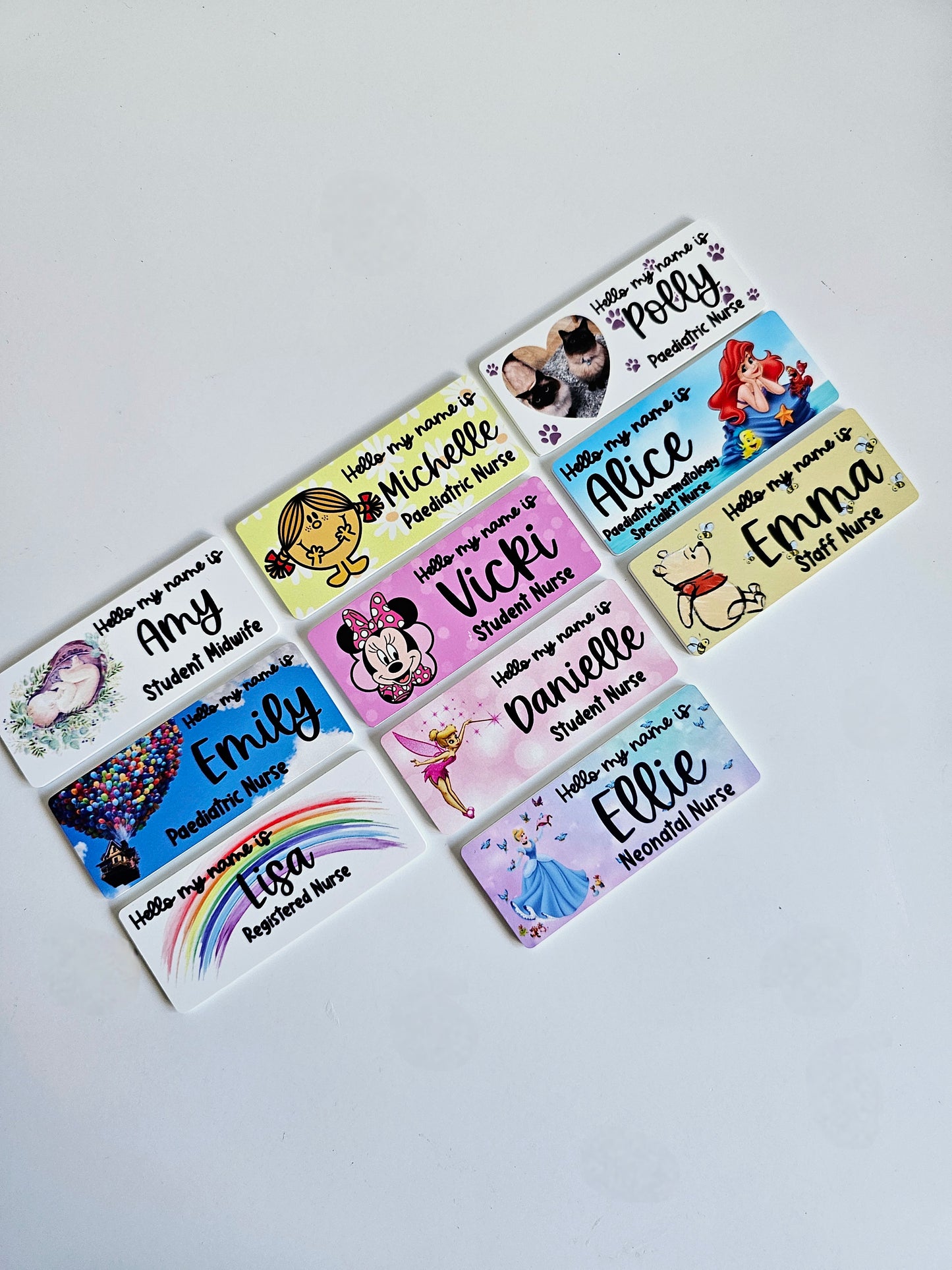 NEW DESIGN REQUEST Name Badges, Nurse, Midwife , Student Nurse, Student Midwife, NHS Healthcare Name Badge