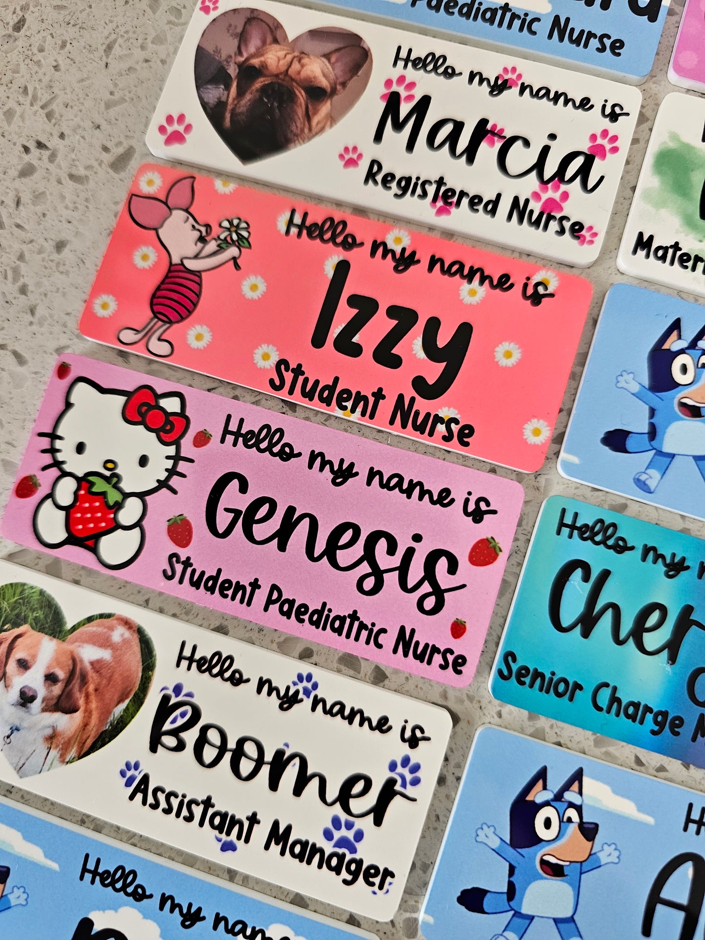 Secret Santa Name Badges - Nurse Name Badge - Midwife Name Badge - Student Nurse Gift - Student Midwife Gift - Healthcare Name Badge