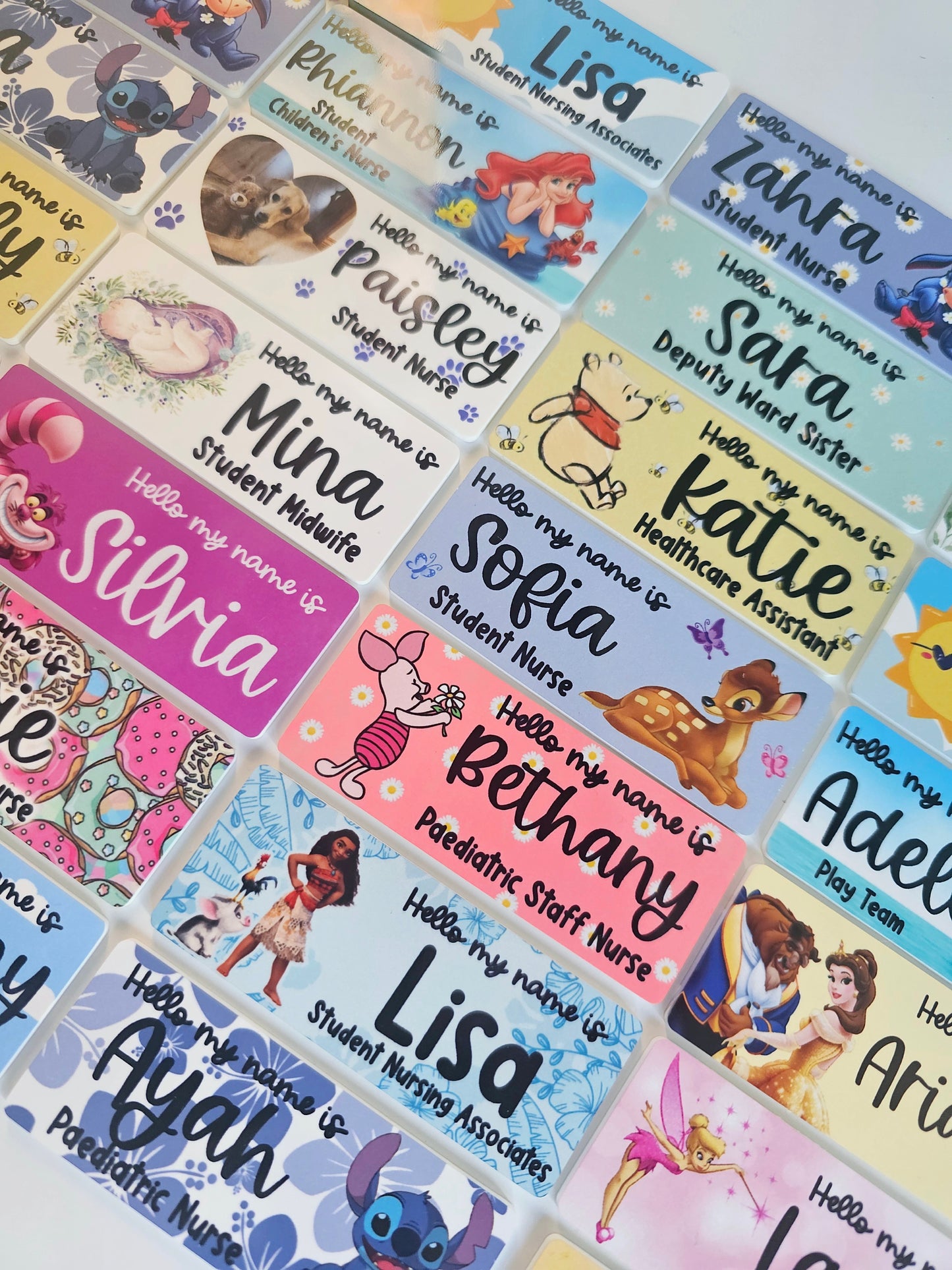 Secret Santa Name Badges - Nurse Name Badge - Midwife Name Badge - Student Nurse Gift - Student Midwife Gift - Healthcare Name Badge