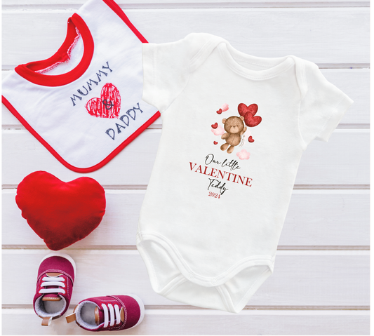 Personalised Valentines Baby Vest